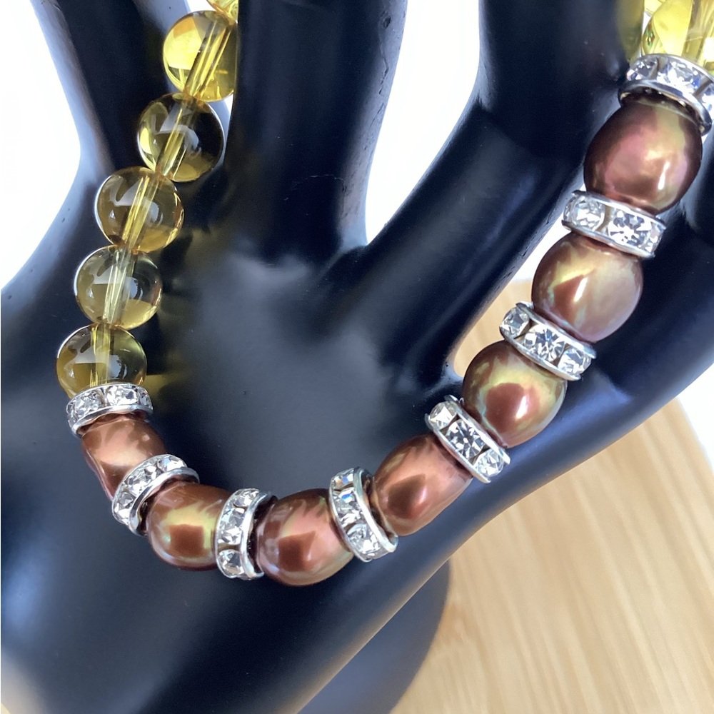 Pearls and Citrine Bracelet